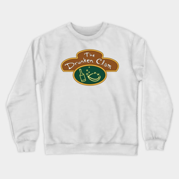 The Drunken Clam Crewneck Sweatshirt by tvshirts